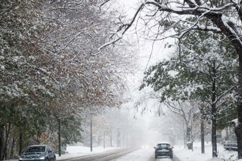 Ann Arbor, Michigan harsh weather during winter time