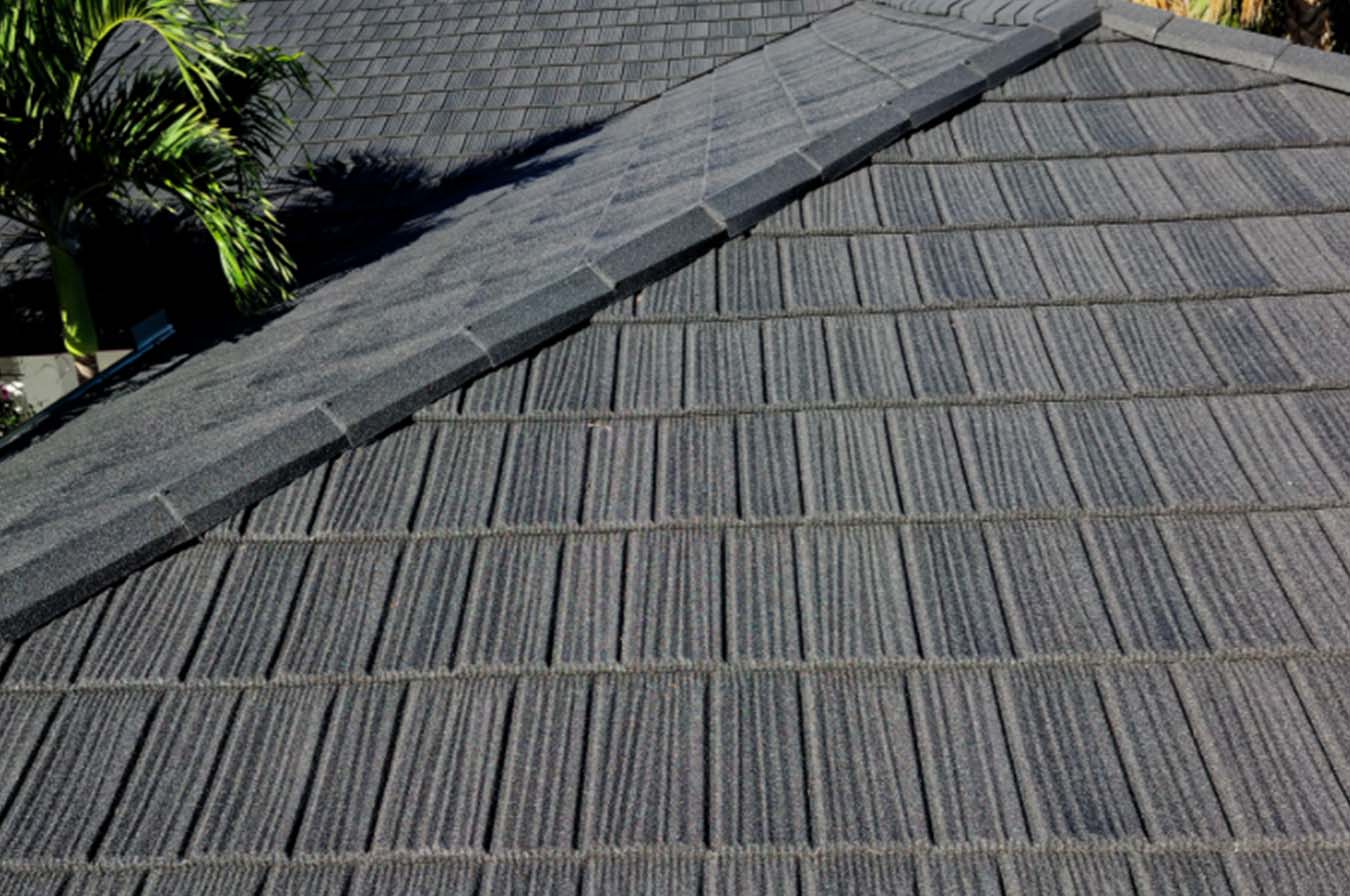 CF Shake Charcoal Blend Stone Coated Metal Roof by Tilcor