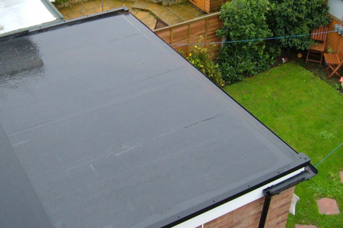 Flat roof in Monroe, Michigan