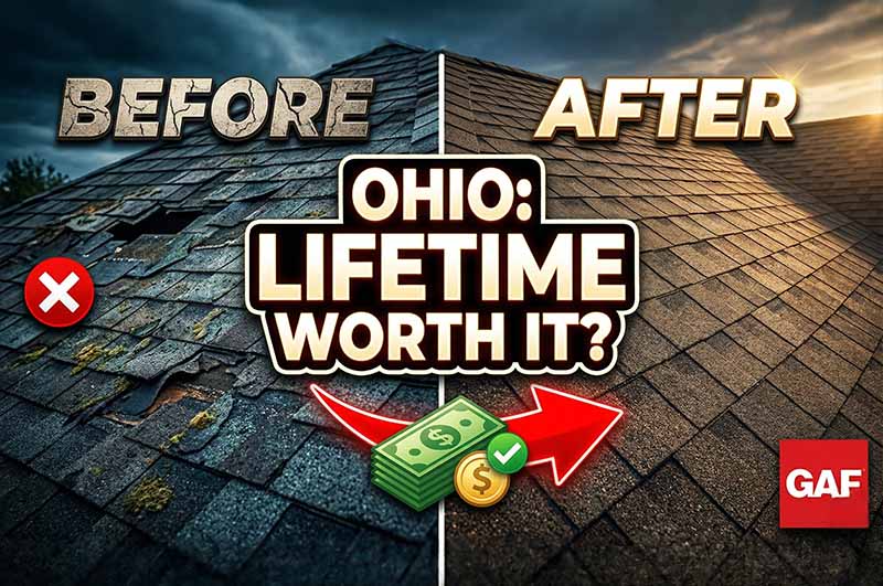 How GAF's Lifetime Shingle Warranty Works in Ohio