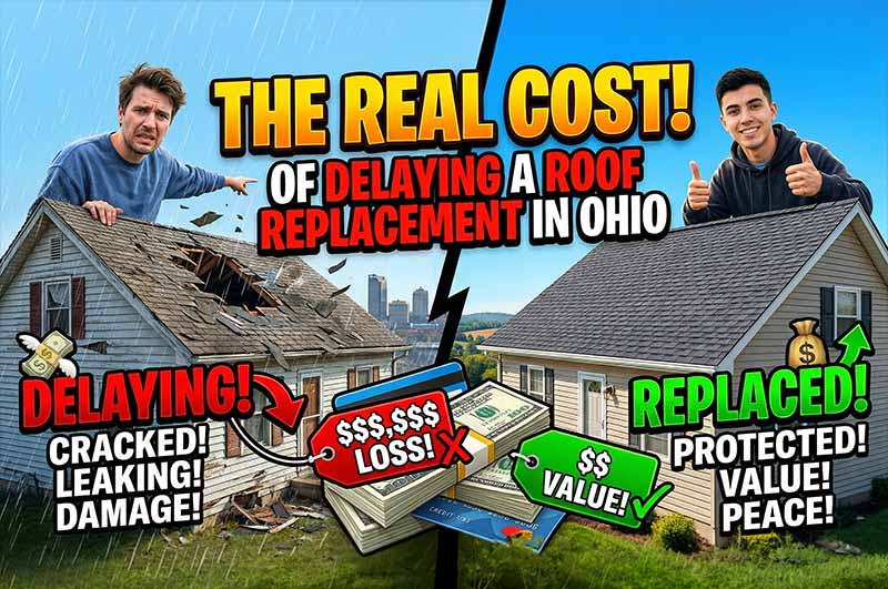 The Real Cost of Delaying a Roof Replacement in Ohio