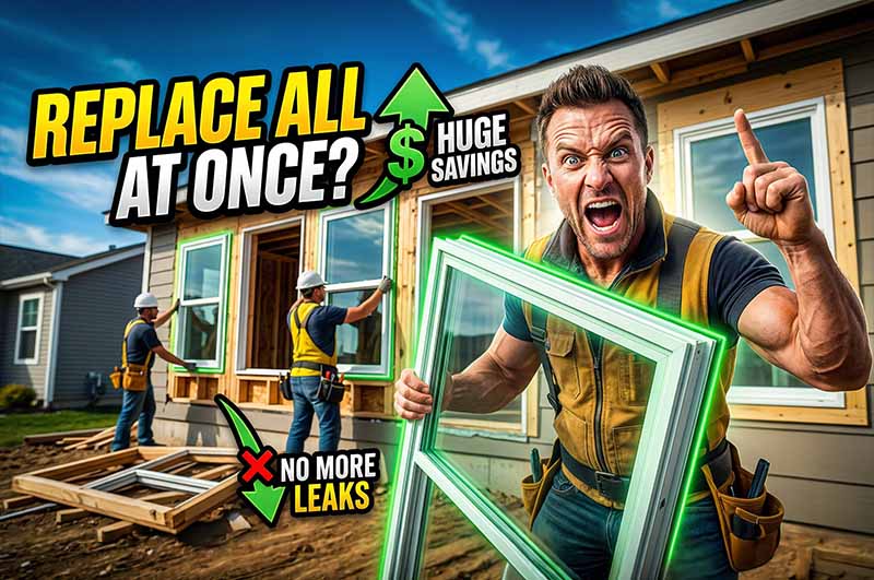The Benefits of Replacing All Your Windows at Once