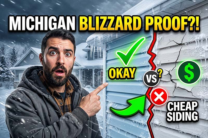 How Mastic Siding Stands Up to Michigan Winters