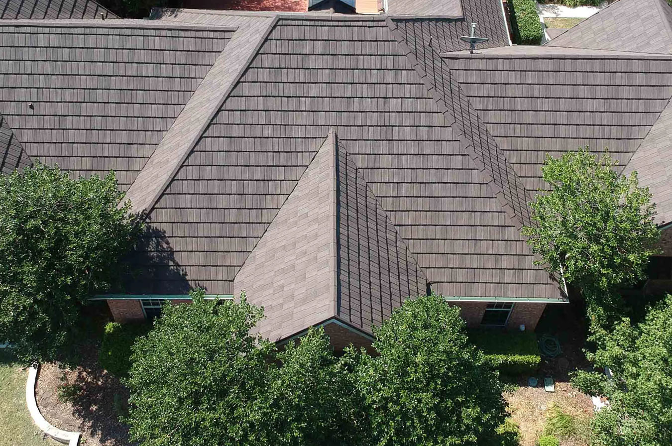 Stone coated metal roof on a home in Parma, Ohio