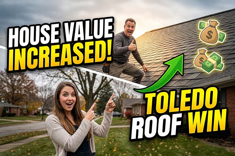 How a New Roof Increases Your Home Value in Toledo