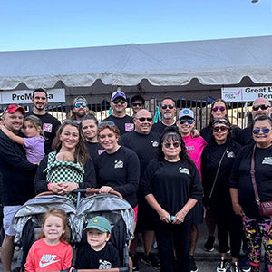 Great Lakes Home Remodeling team at a charity event